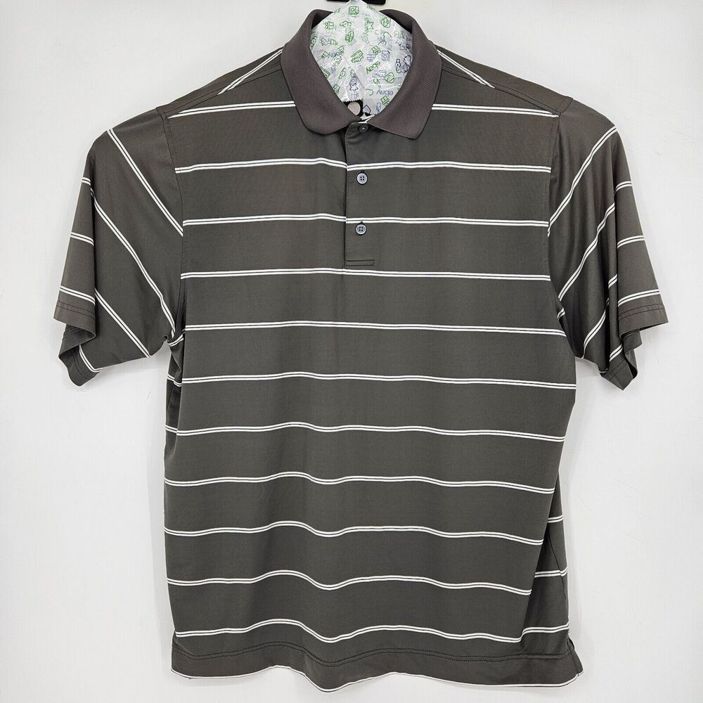 Footjoy FJ Shirt Mens Extra Large Polo‎ Performance Gray Golf XL Short Sleeve